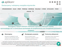 Tablet Screenshot of aplikom.com.pl